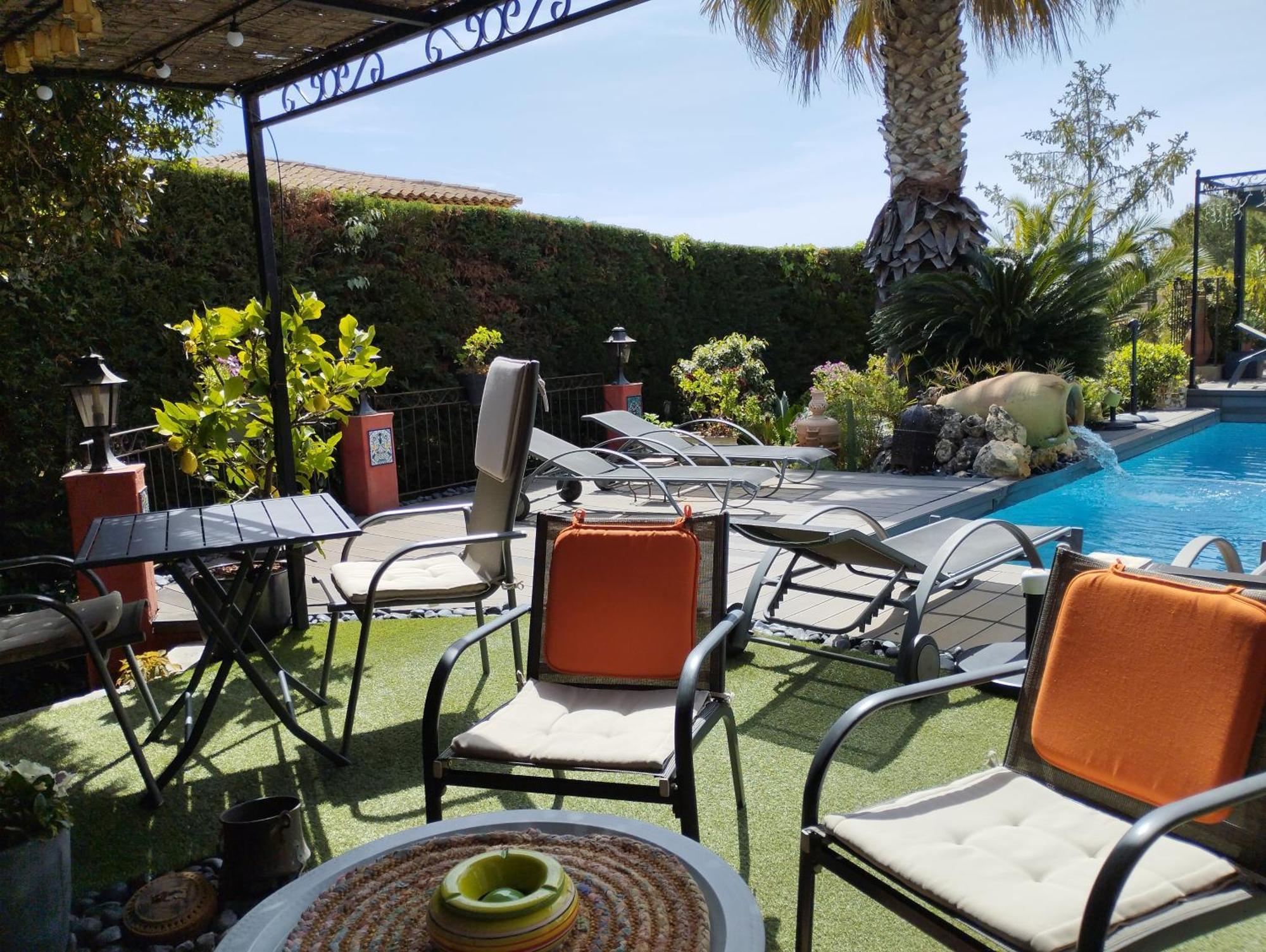 Les Arbousiers Villa La Cadiere-d'Azur Buitenkant foto